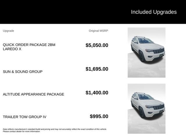 Used 2021 White Jeep Laredo X 4x4 image 5