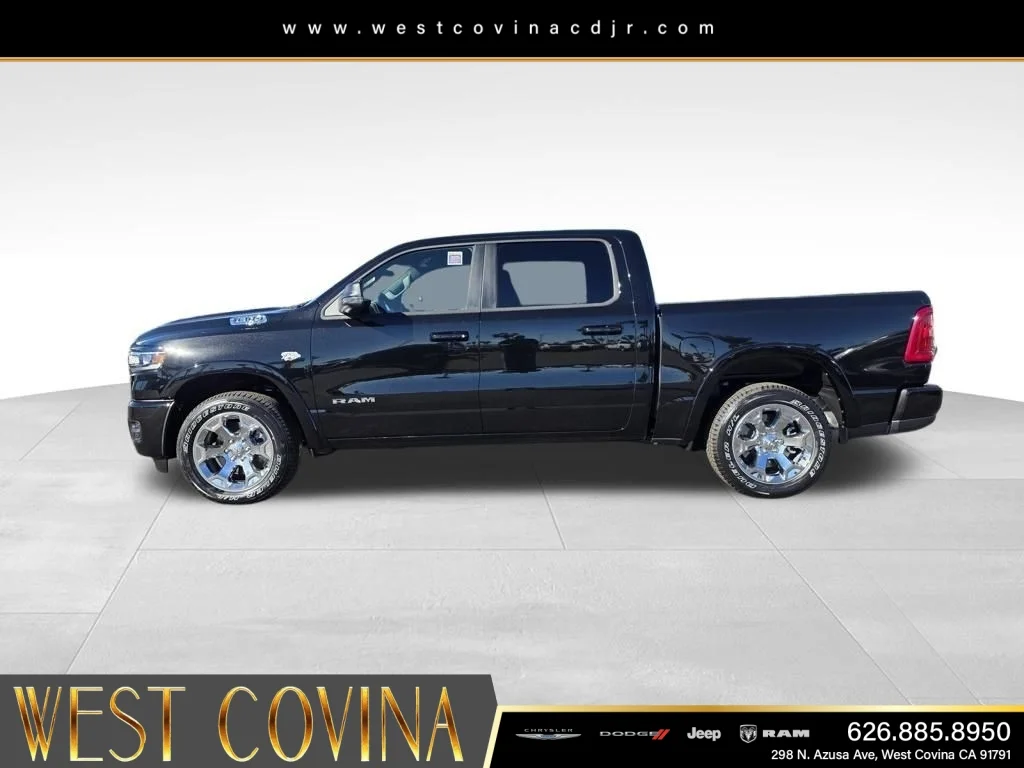 New 2026 Diamond Black Crystal Pearl-Coat Exterior Paint RAM Big Horn/Lone Star image 8