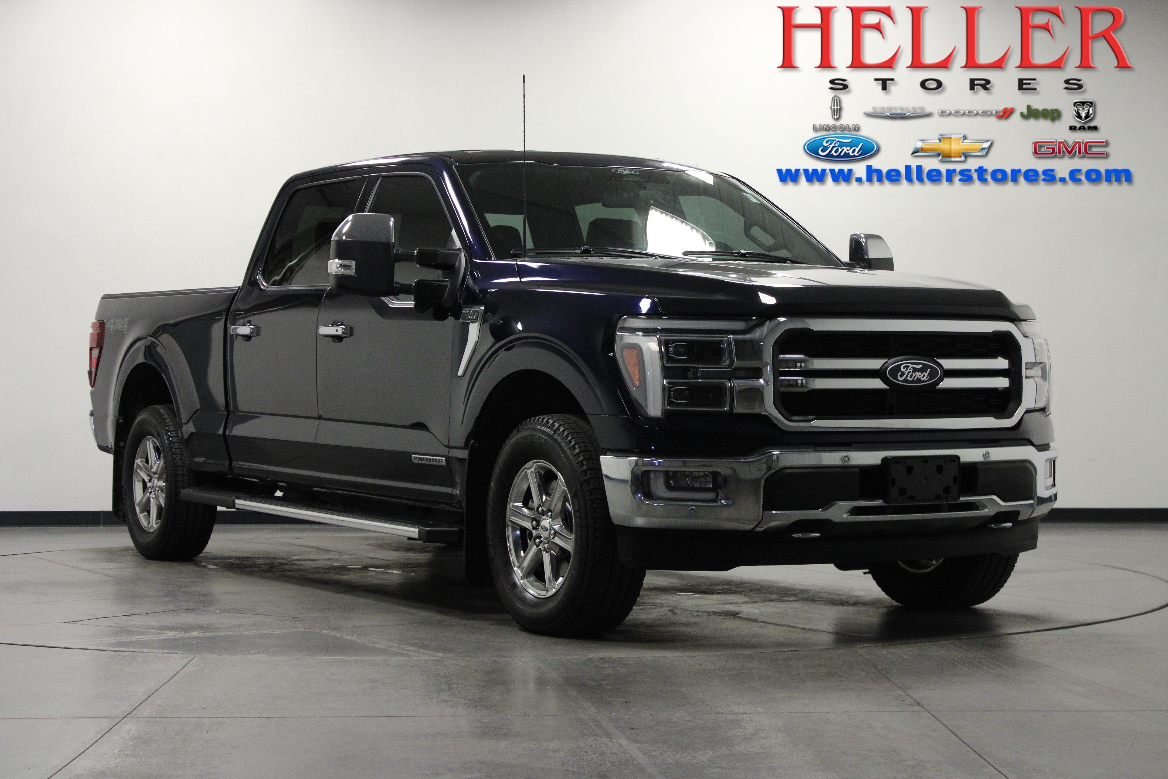 Used 2024 Antimatter Blue Metallic Ford LARIAT image 1