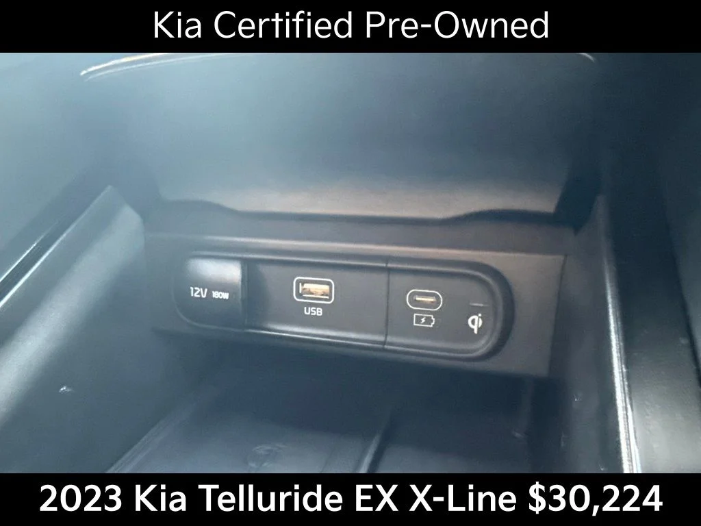 Certified Used 2023 Green Kia EX X-Line image 34
