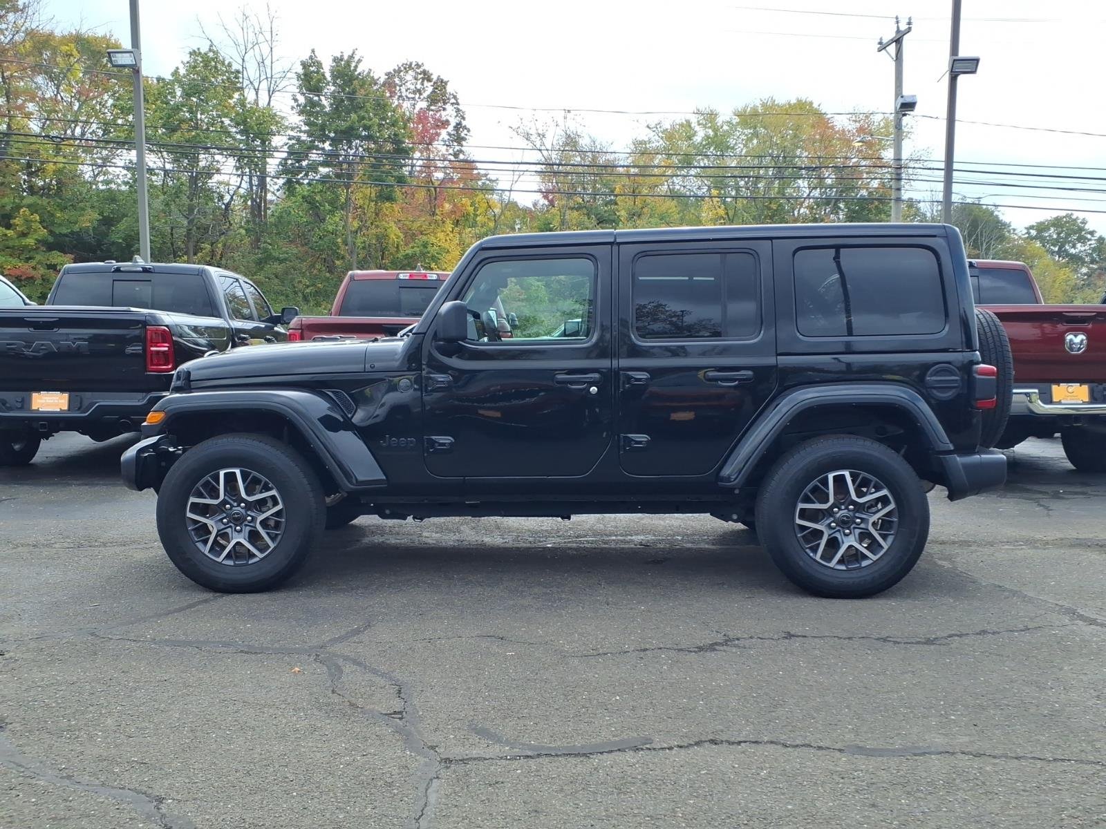 Certified Used 2025 Black Jeep Sahara image 4
