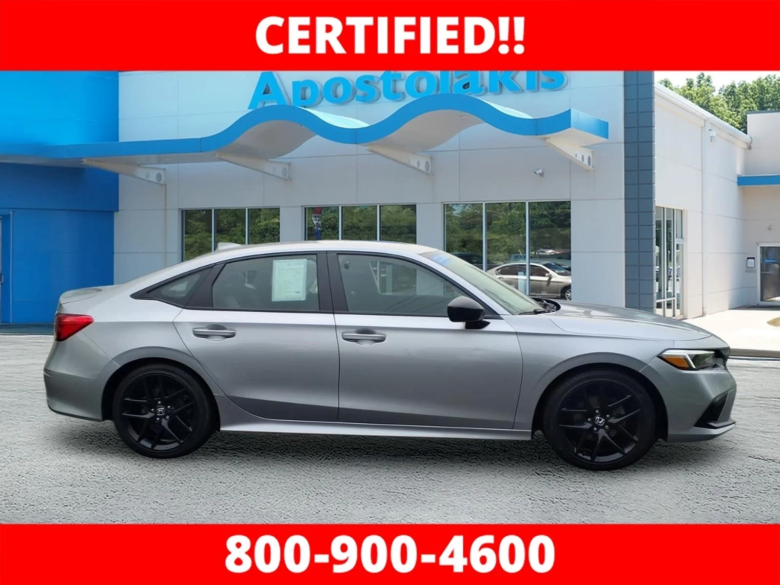 Certified Used 2023 Lunar Silver Metallic Honda 2.0L 4D SPORT image 2