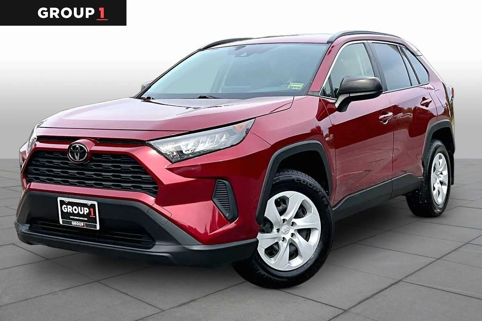Certified Used 2019 Ruby Flare Pearl Toyota LE image 2