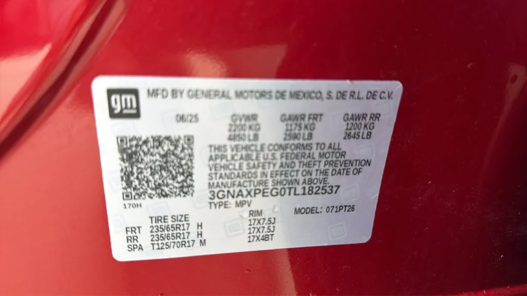 Used 2026 Radiant Red Tintcoat Chevrolet LT image 11