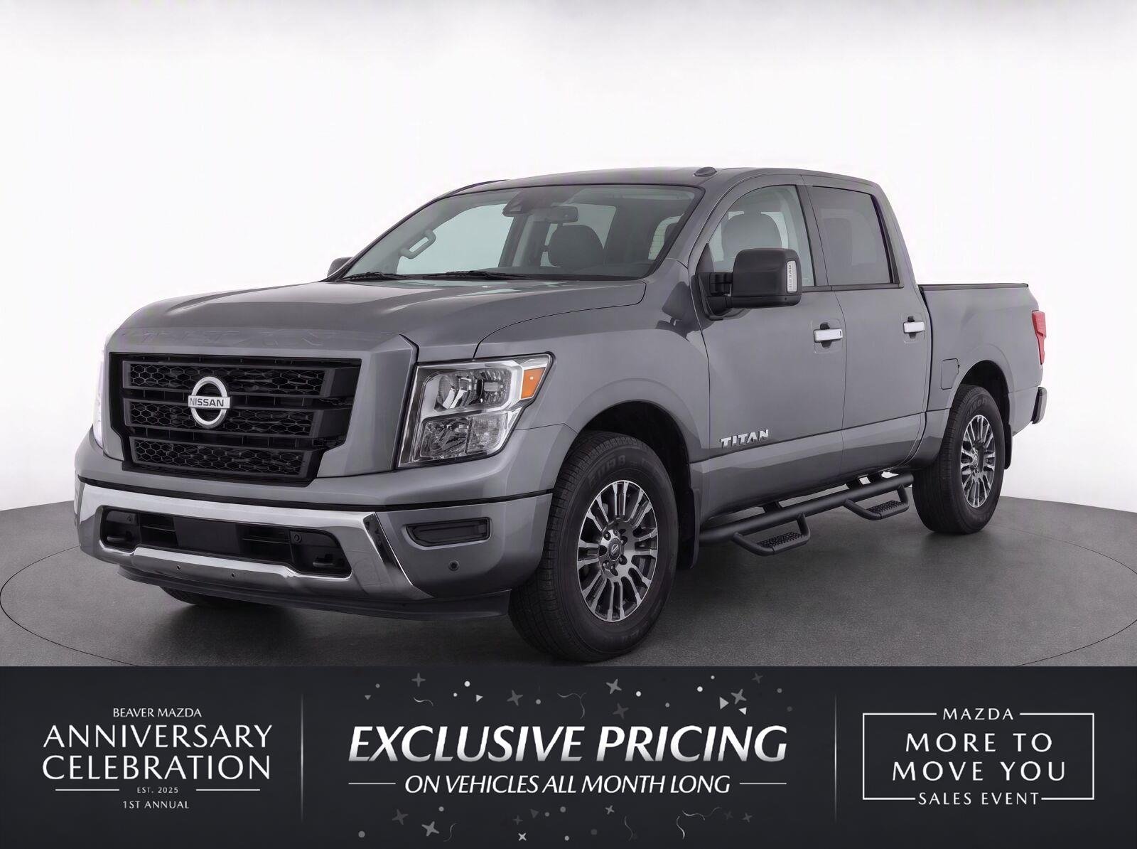 Used 2021 Gun Metallic Nissan SV image 1