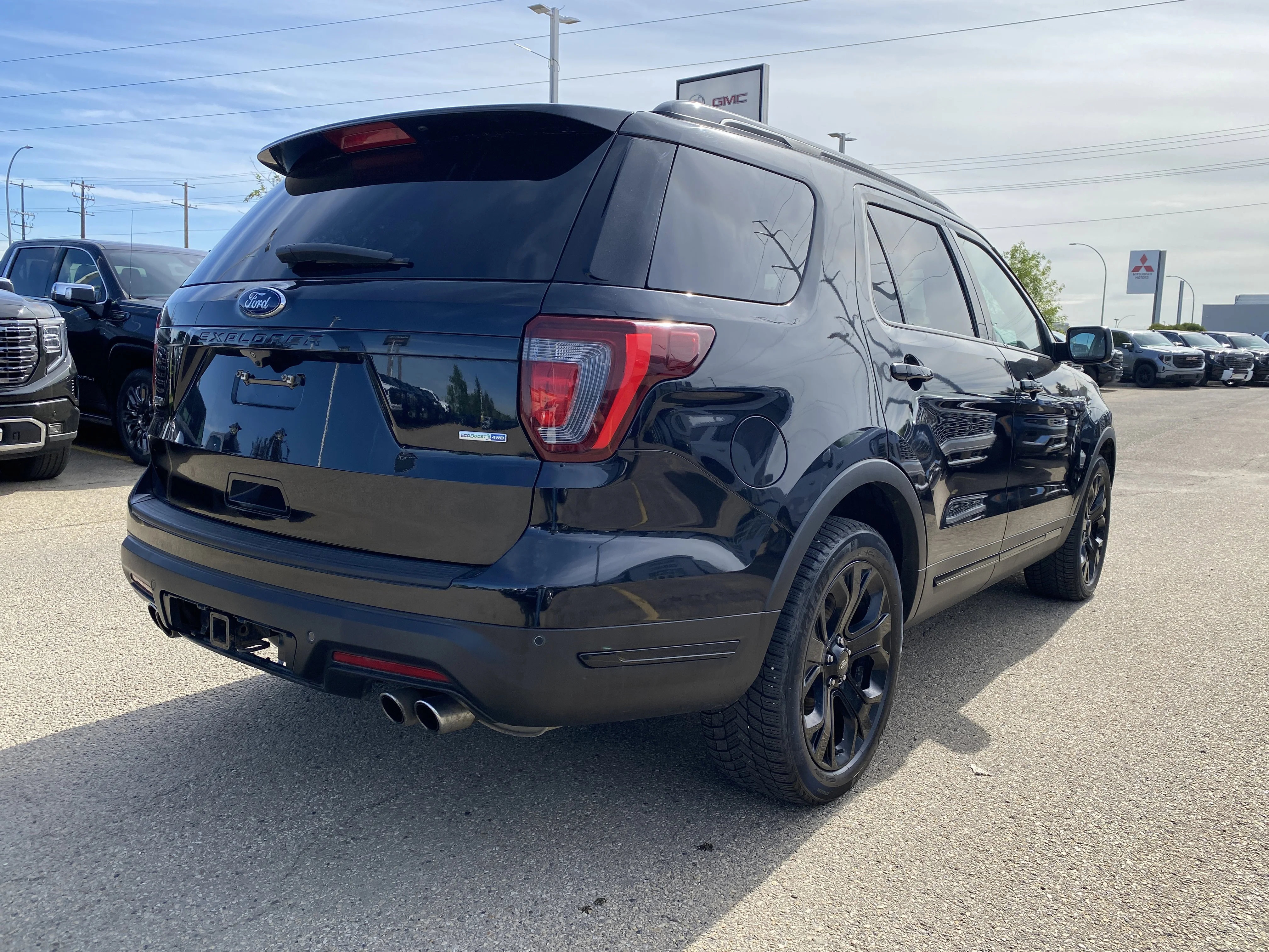 Used 2019 Black Ford Sport 4WD * SUNROOF * NAVIGATION * AMBIENT LIGHTING * image 5