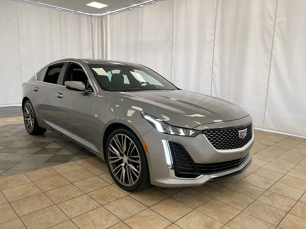 Used 2023 Argent Silver Metallic Cadillac Premium Luxury image 35