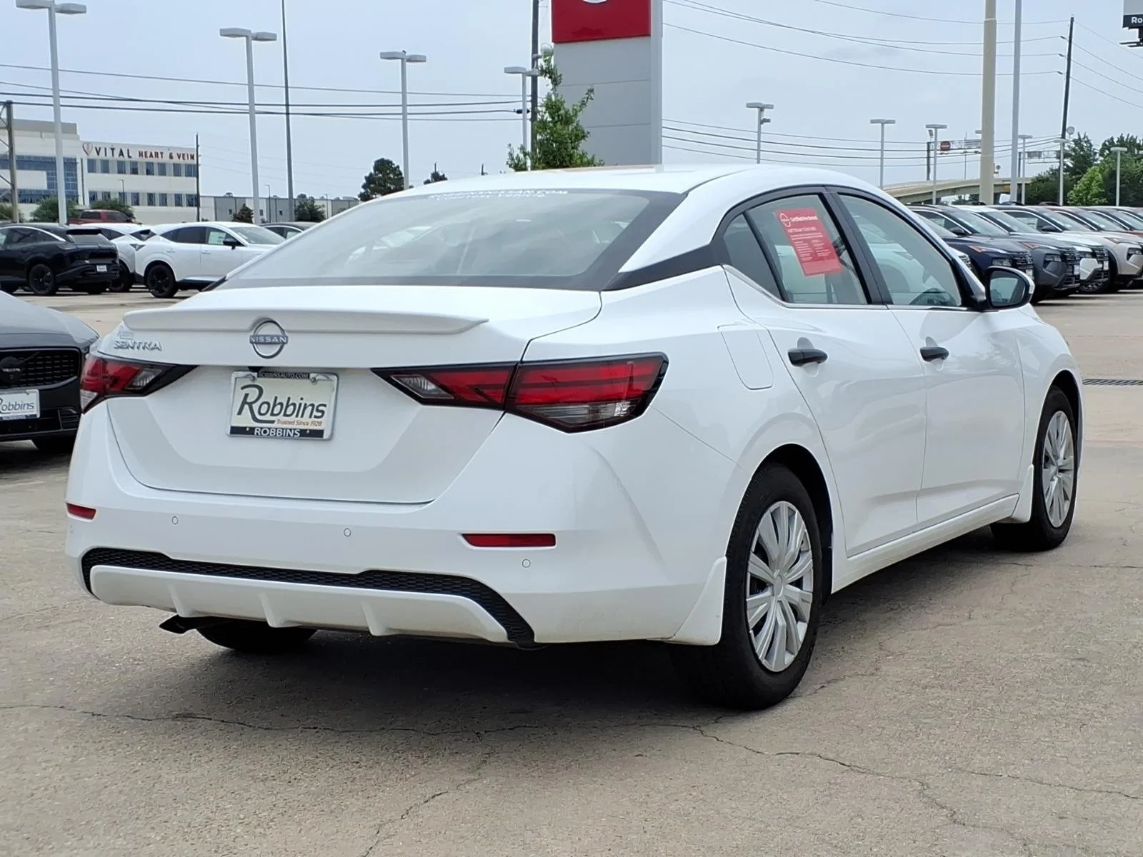 2025 Nissan Sentra S White at Robbins Nissan