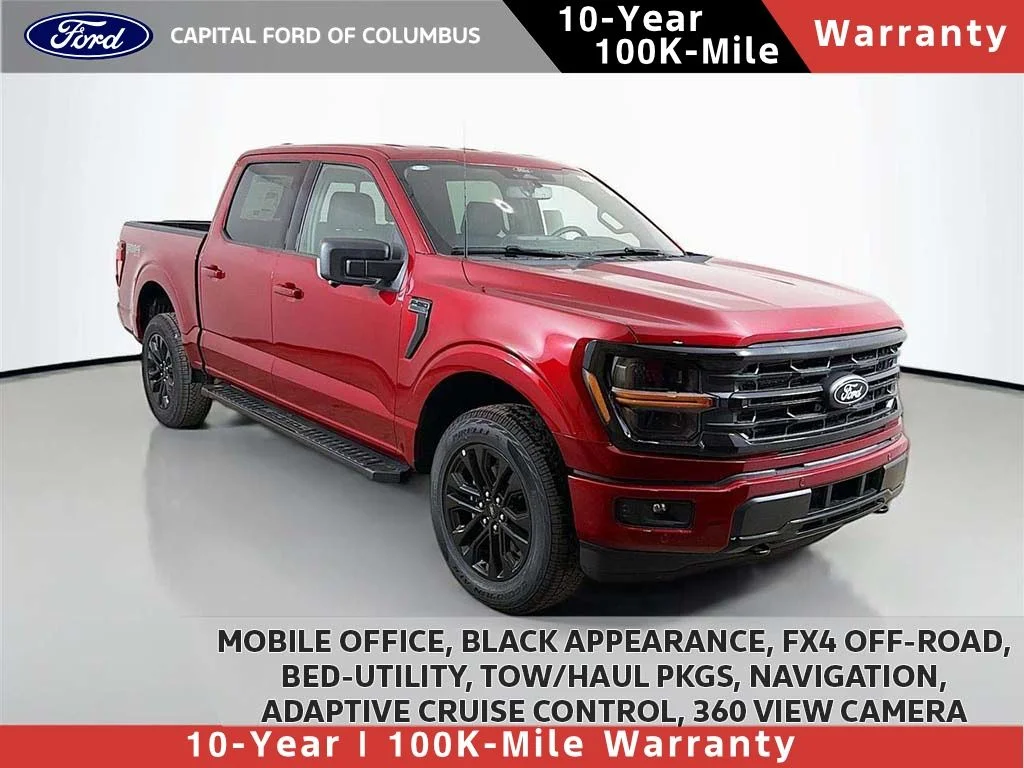 New 2026 Red Ford XLT image 1