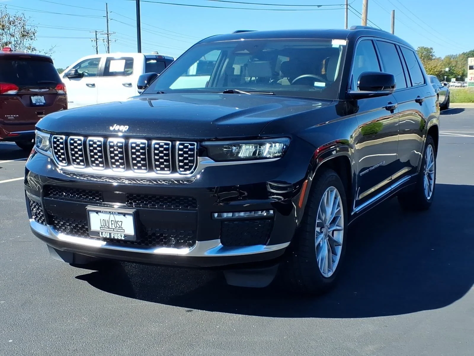 Used 2023 Bright White Clearcoat Jeep Summit image 2