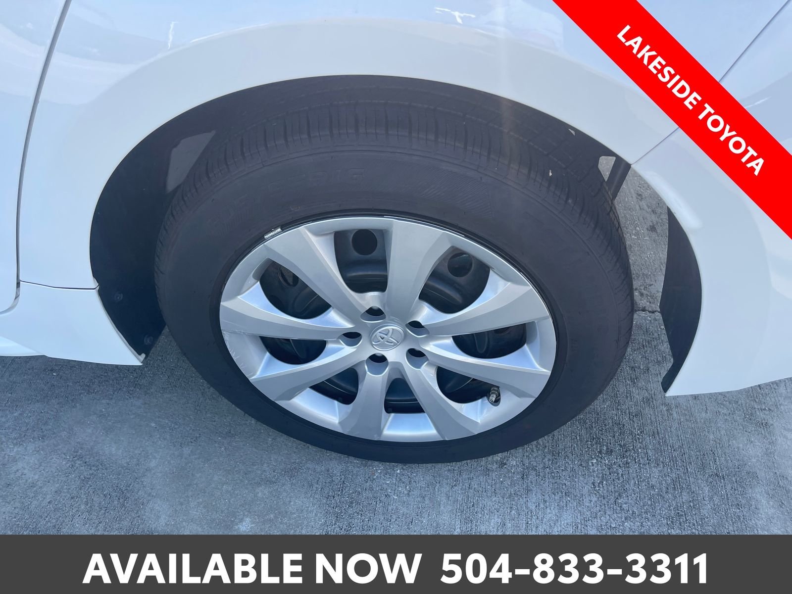 Used 2023 White Toyota LE image 12