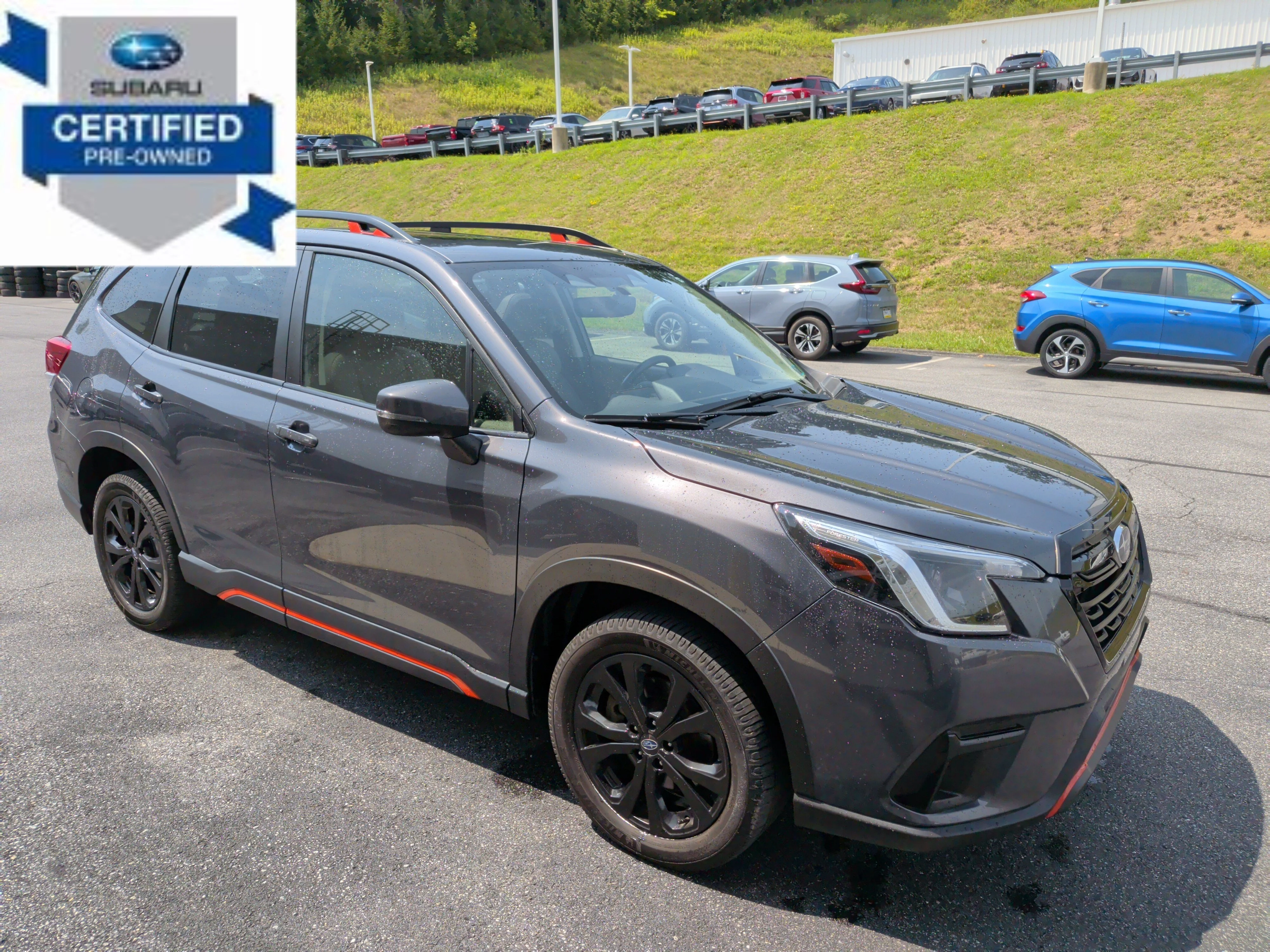 Used 2023 Magnetite Gray Metallic Subaru Sport image 1