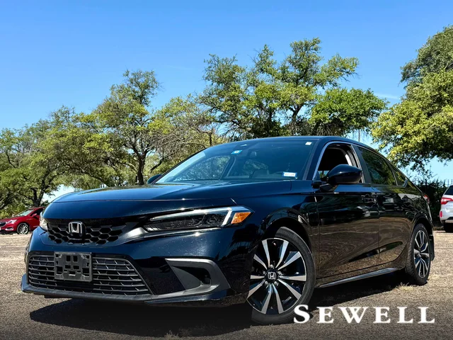 Pre-Owned 2023 Honda Civic Hatchback EX-L w/o BSI