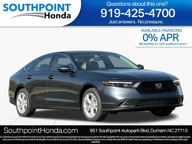 2026 Honda Accord LX