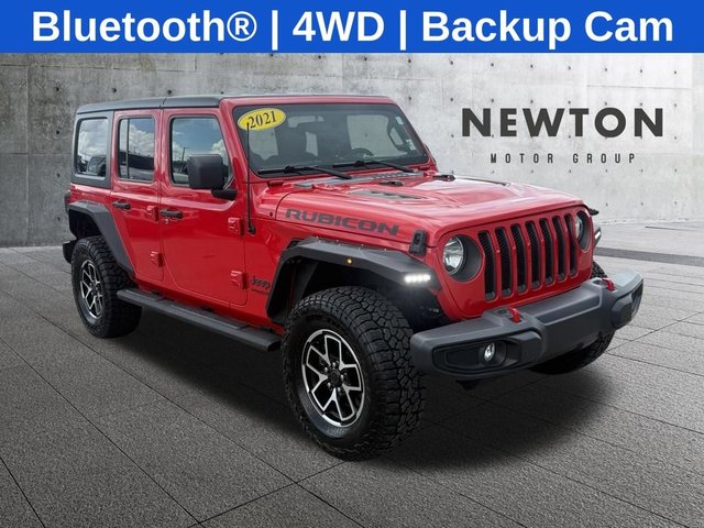 Pre-Owned 2021 Jeep Wrangler Unlimited Unlimited Rubicon 4WD 4 Door SUV