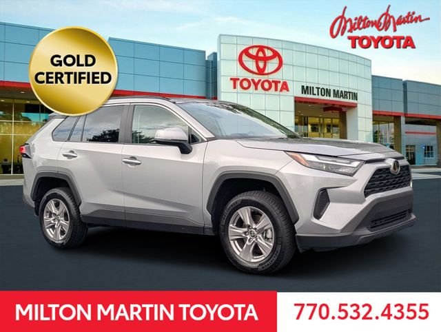 Certified Used 2025 Silver Toyota XLE image 1