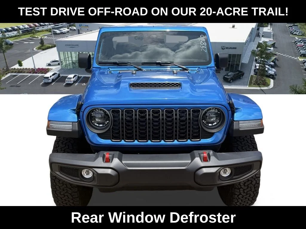 New 2026 Hydro Blue Pearl-Coat Exterior Paint Jeep Rubicon image 9