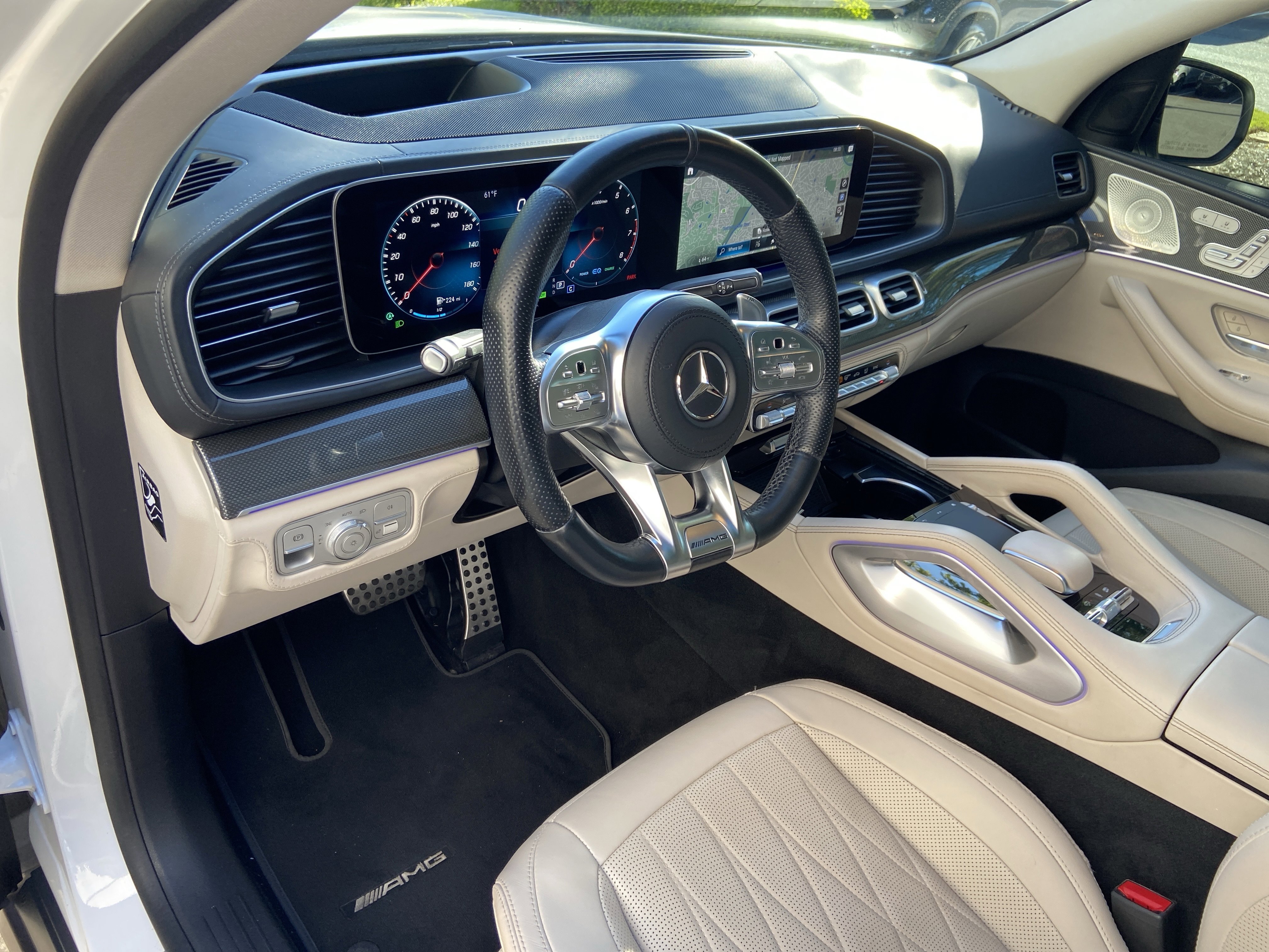 Certified Used 2021 Polar White Mercedes-Benz AMG® GLE 53 4MATIC® SUV image 20