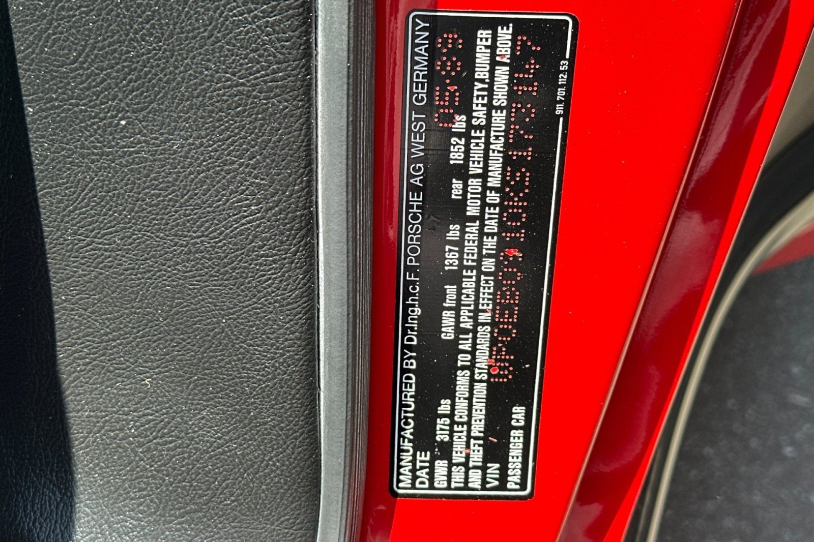 Used 1989 GUARDS RED Porsche Speedster image 26