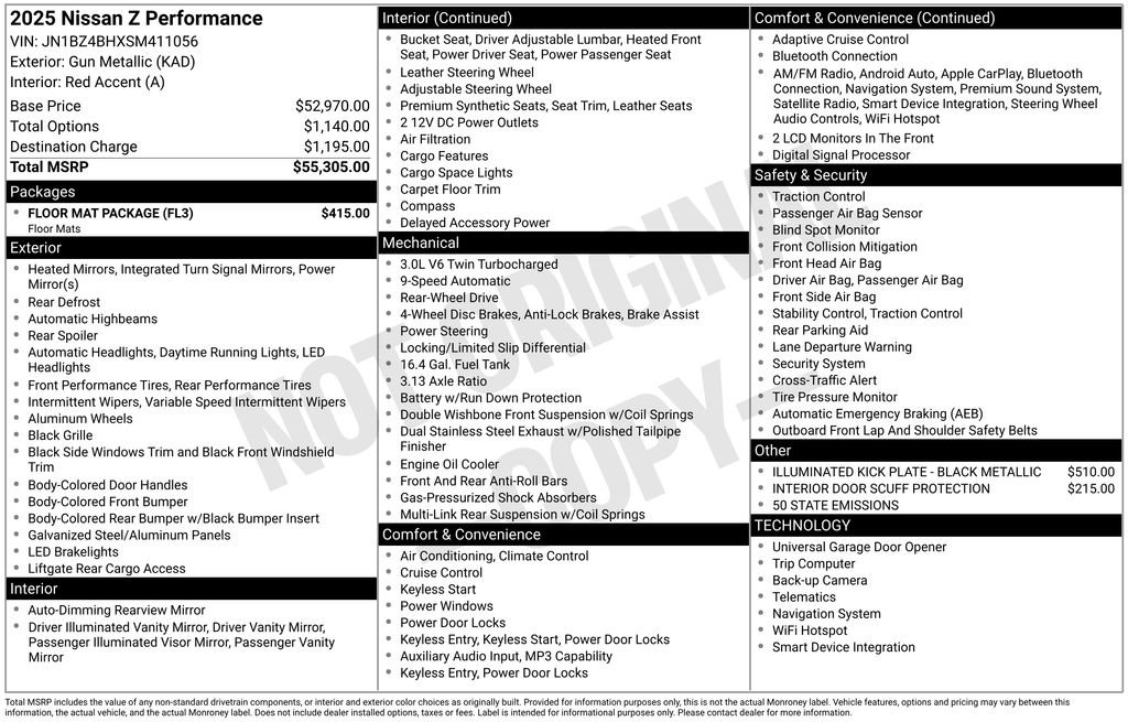 Used 2025 Gray Nissan Performance image 3