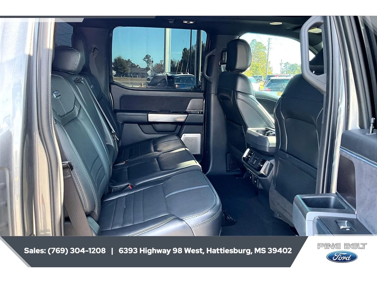 Used 2024 Carbonized Gray Metallic Ford Platinum image 3