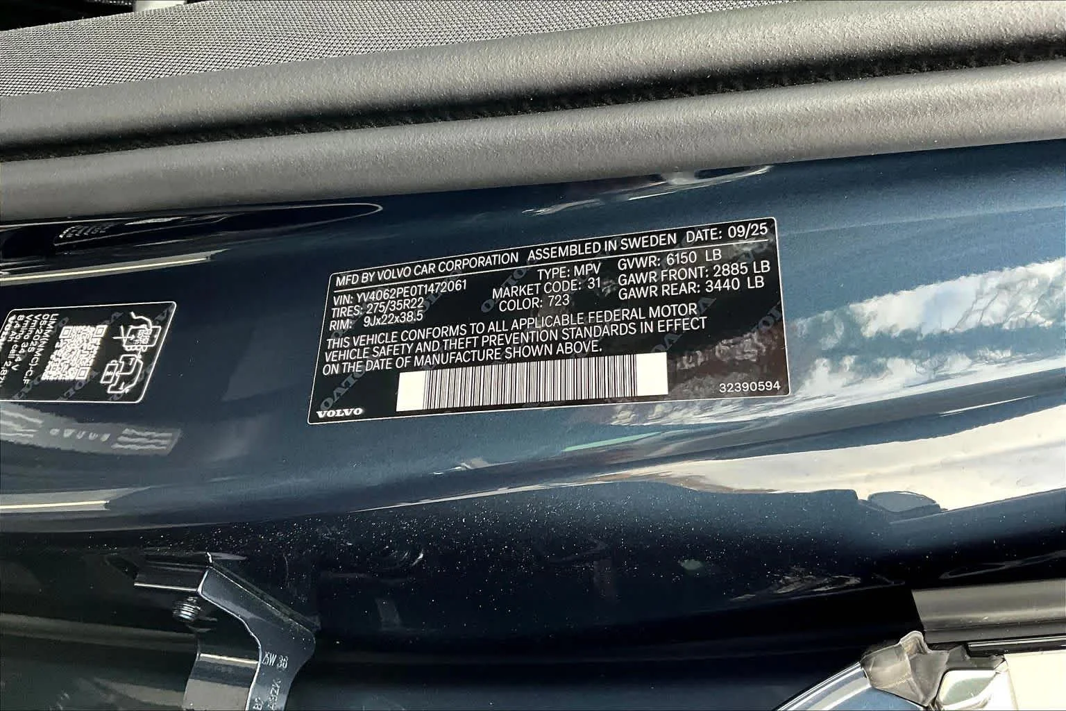 New 2026 Denim Blue Volvo Plus image 12