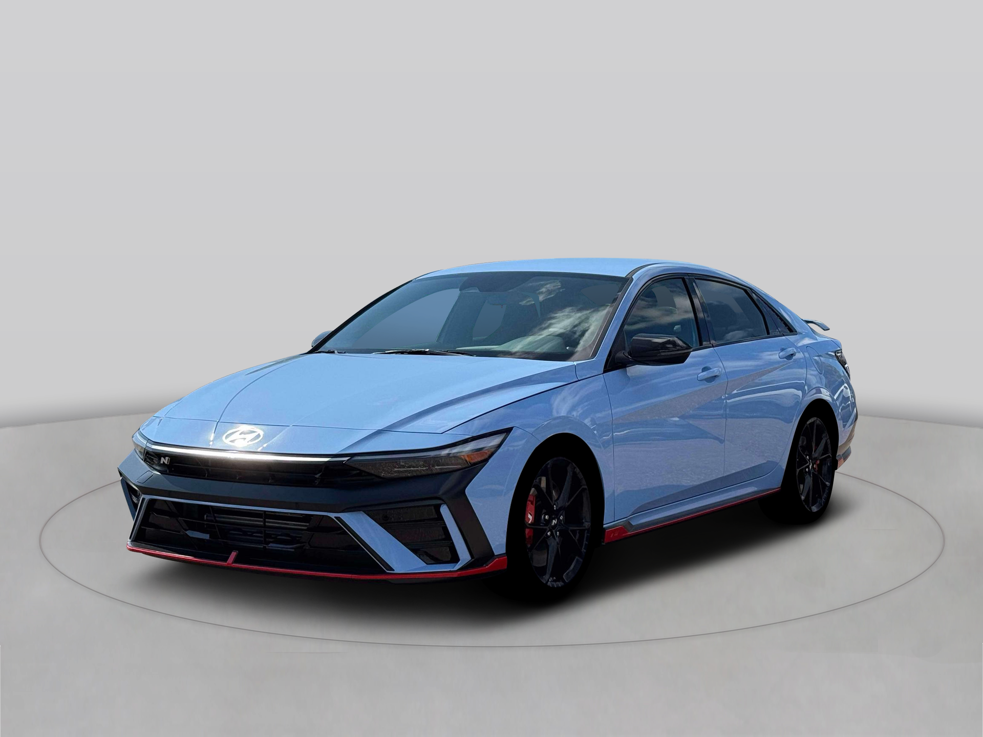 New 2026 Blue Hyundai Sedan image 1