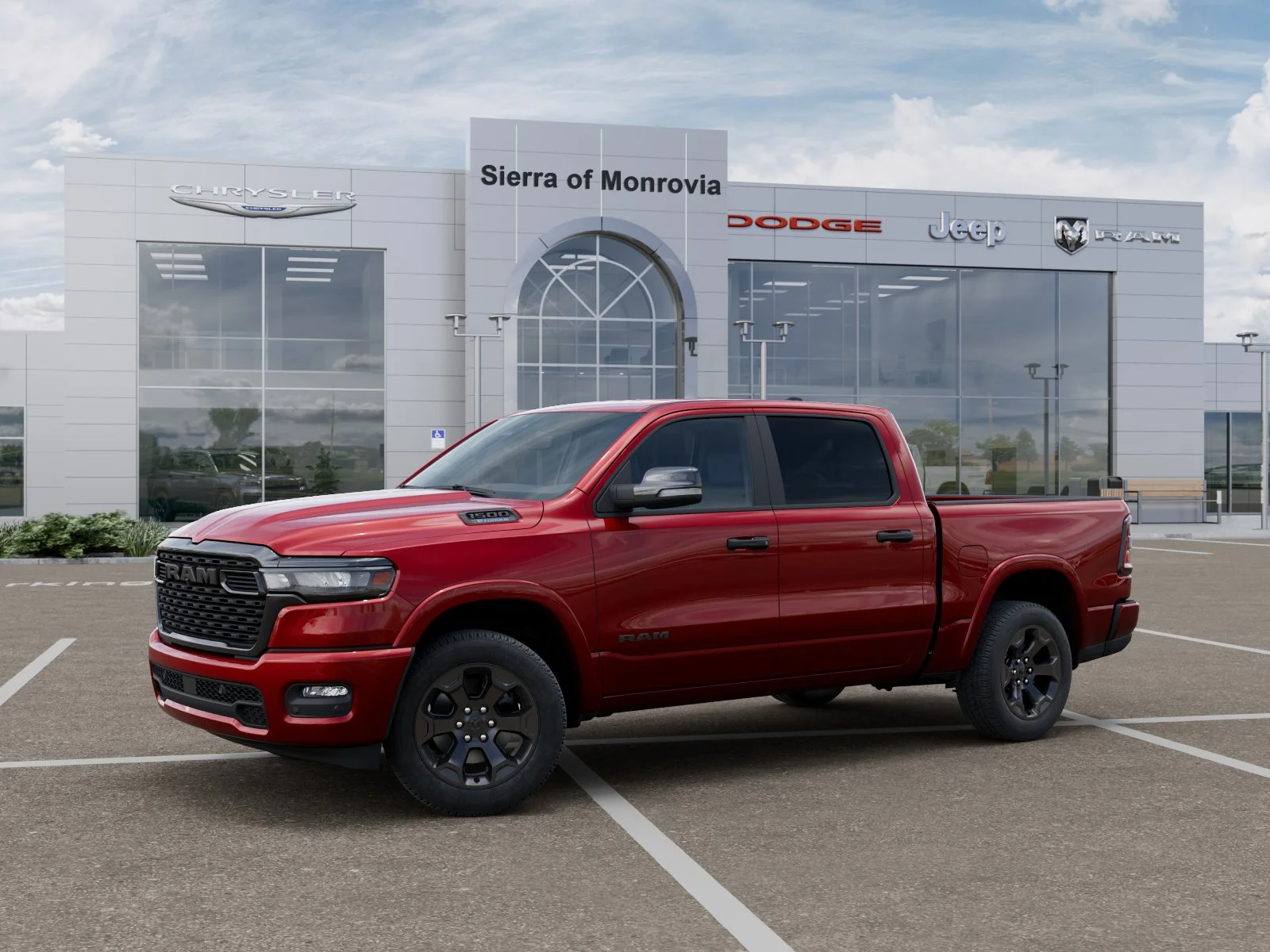 New 2026 Molten Red Pearl-Coat Exterior Paint RAM Big Horn/Lone Star image 33