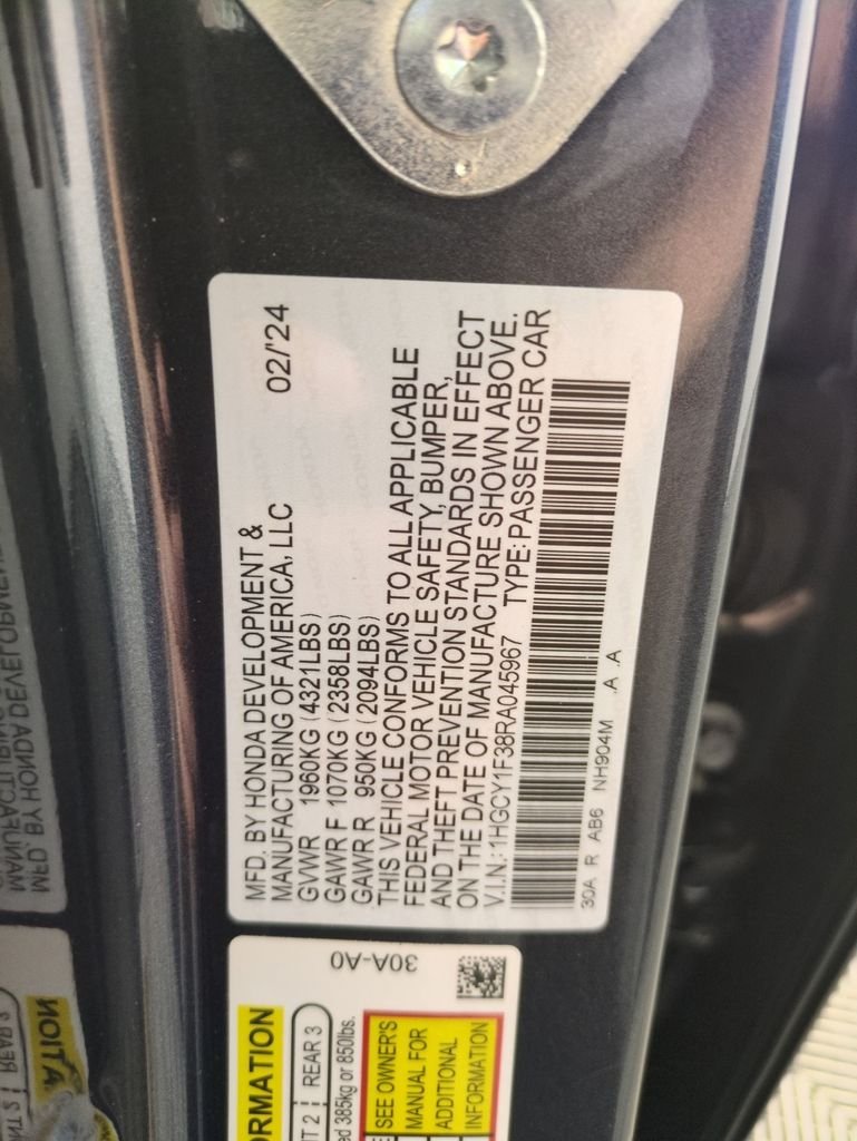 2024 Honda Accord EX - Photo 29