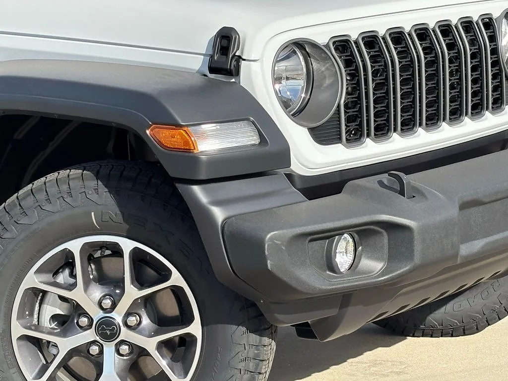 New 2026 Bright White Clear Coat Jeep 4-Door Sport S 4x4 image 7