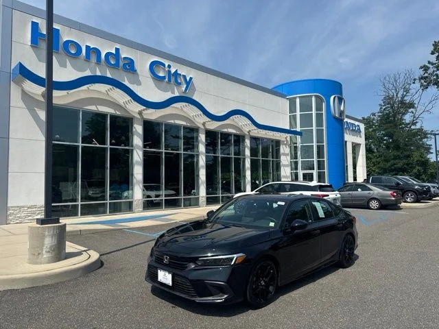 Certified Used 2023 Crystal Black Pearl Honda Sport image 2