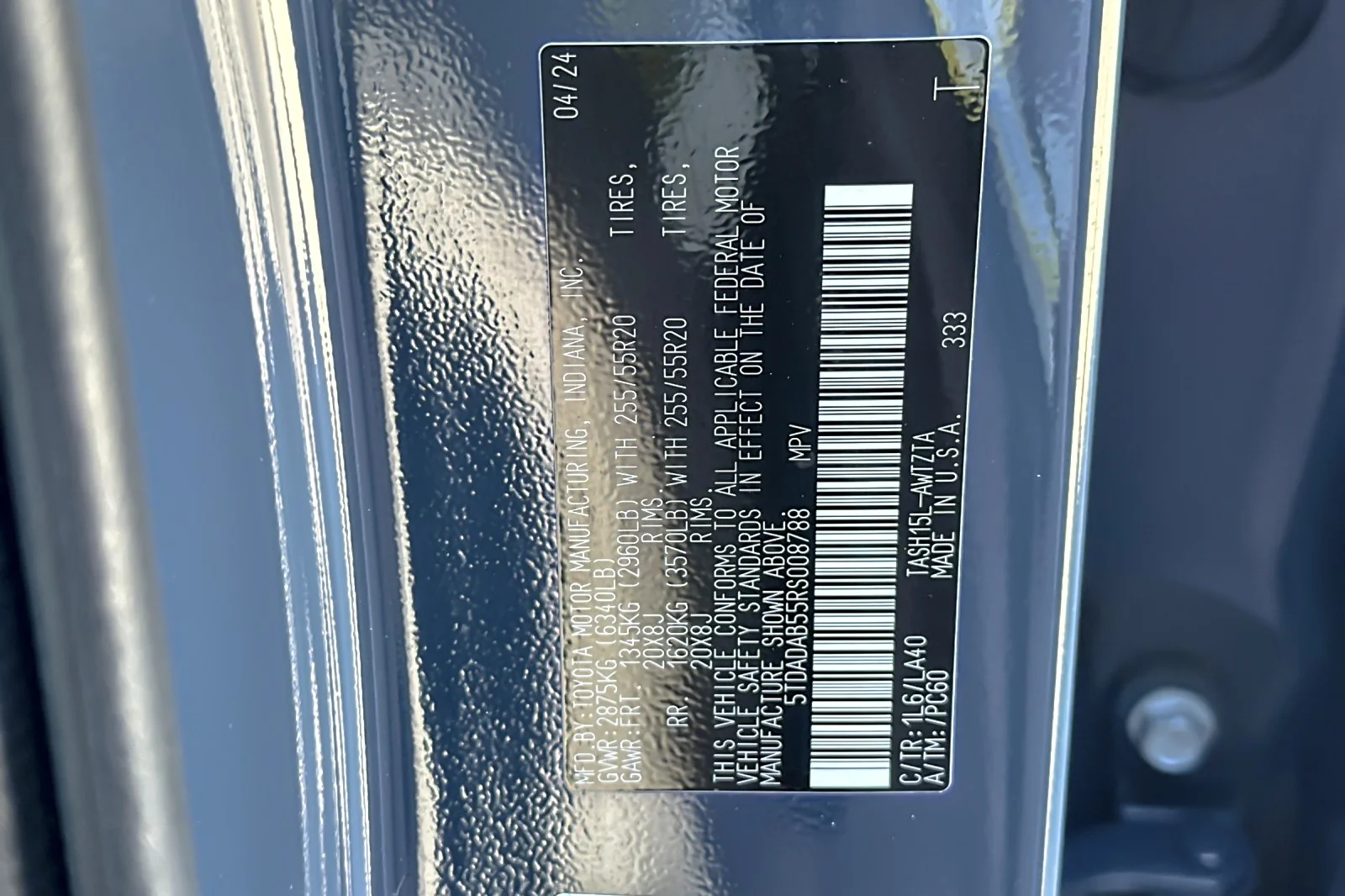 Certified Used 2024 Storm Cloud Toyota Hybrid MAX Platinum image 28