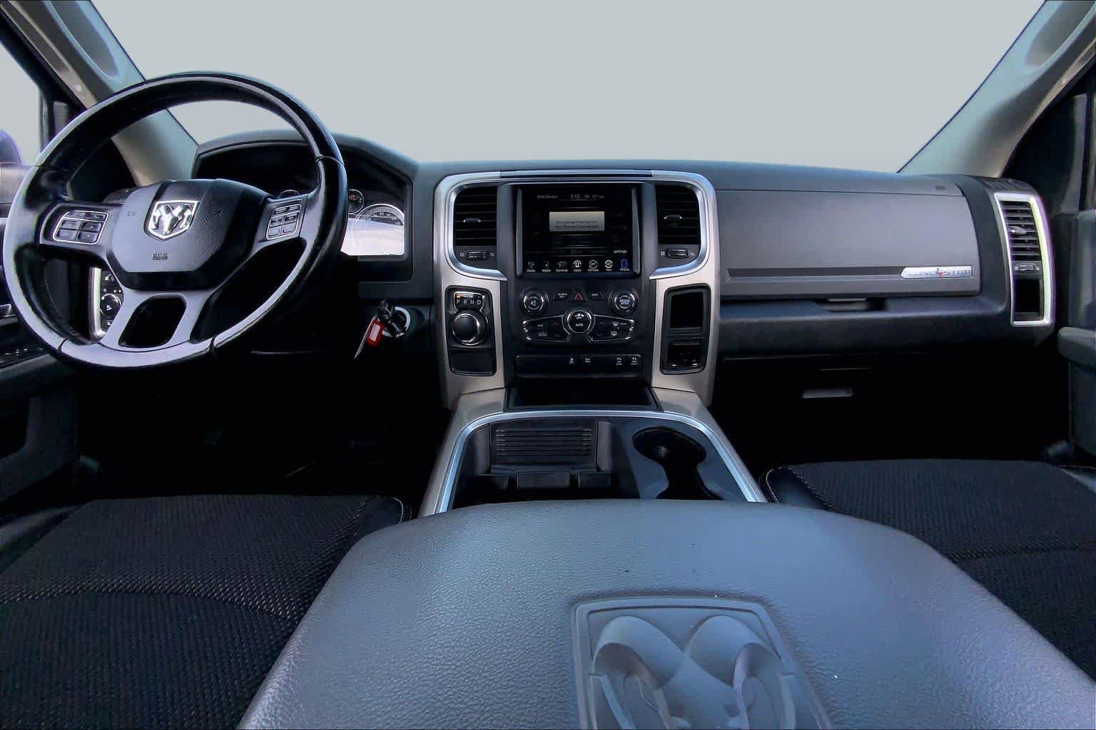Used 2017 Granite Crystal Metallic Clearcoat Ram Lone Star Silver image 15