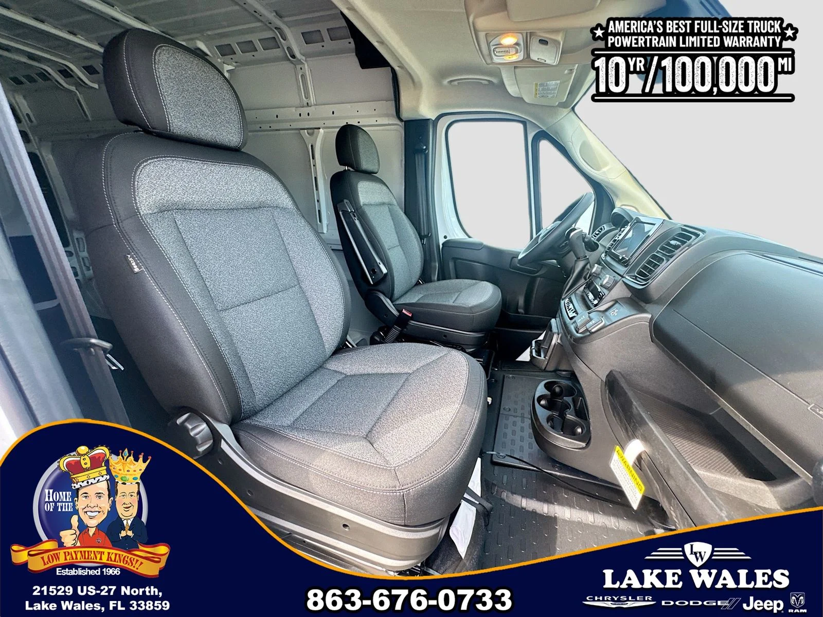 New 2026 Bright White Clearcoat RAM High Roof image 23