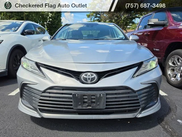Used 2022 Celestial Silver Metallic Toyota LE image 2