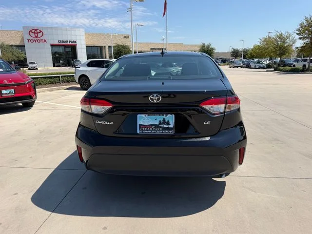New 2026 Midnight Black Metallic Toyota LE image 7