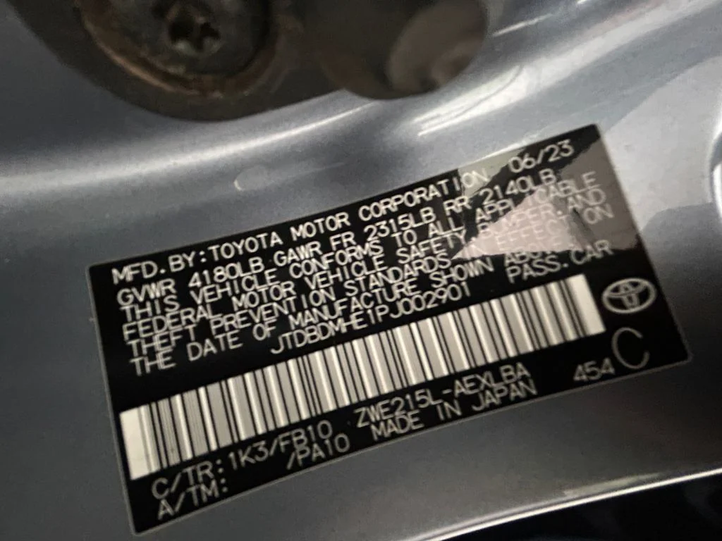Used 2023 Blue Toyota LE image 20