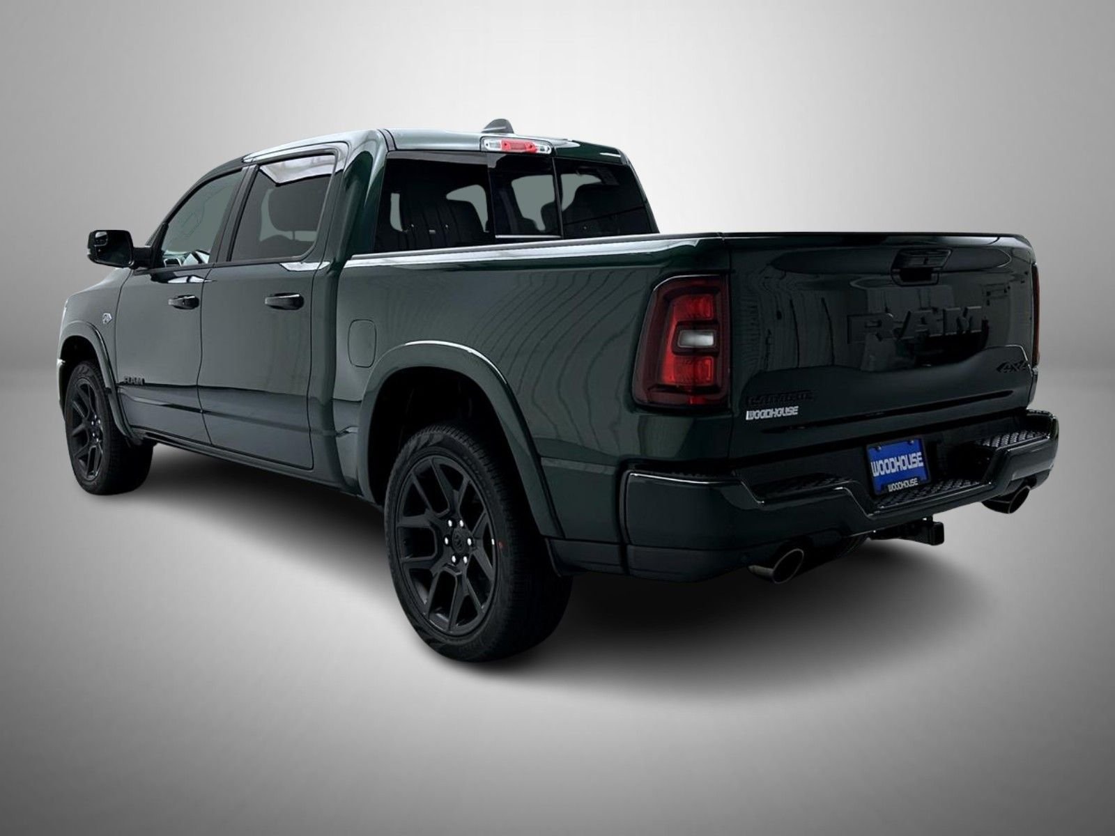 New 2026 Serrano-Green Metallic Exterior Paint RAM Laramie image 7