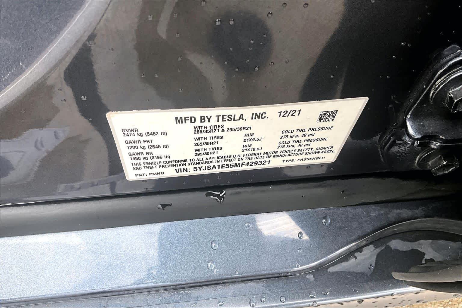 Used 2021 GRAY WRAP Tesla Long Range image 32