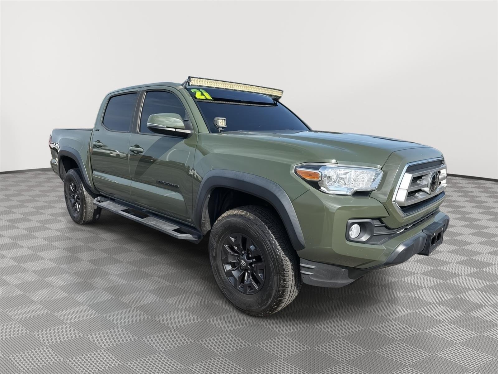 Certified Used 2021 Army Green Toyota SR5 V6 image 1