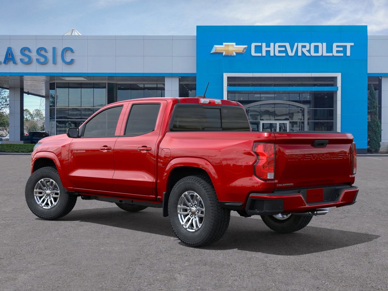 2026 Chevrolet Colorado LT Red at Classic Elite Chevrolet Hwy 6