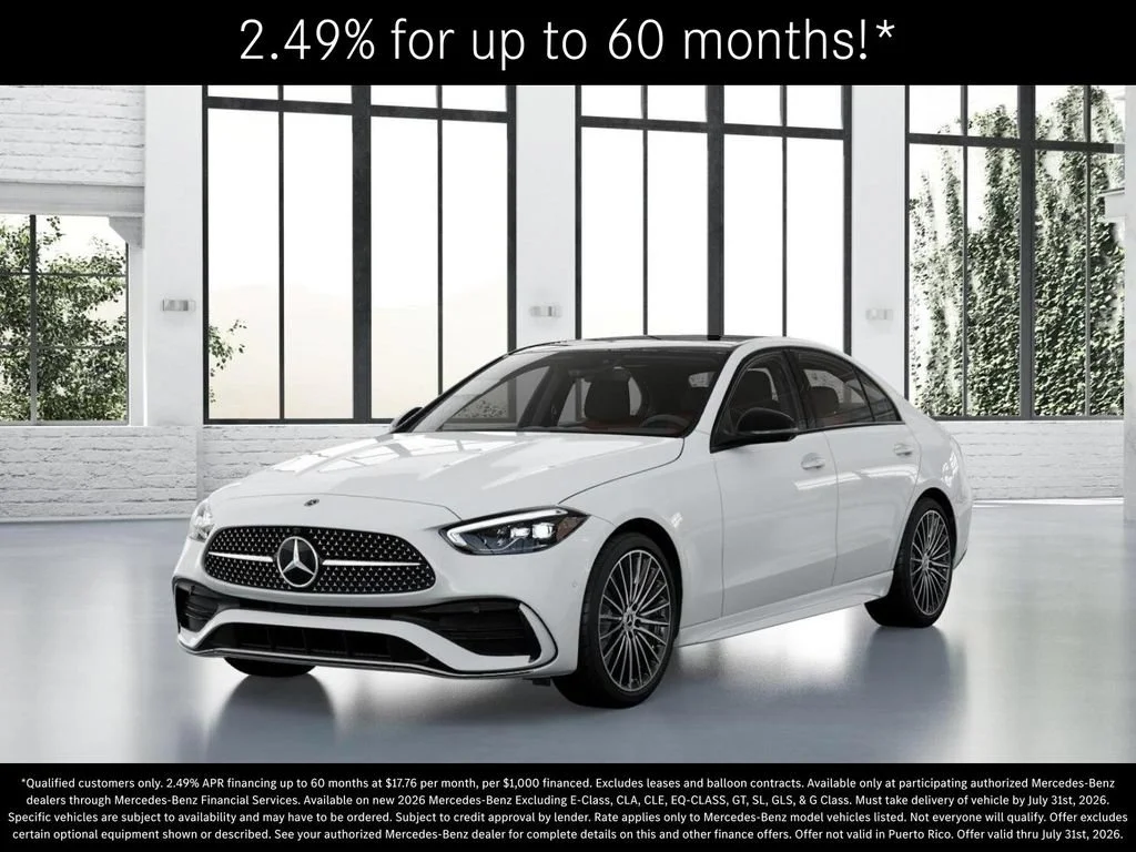 New 2026 Polar White Mercedes-Benz C 300 image 82