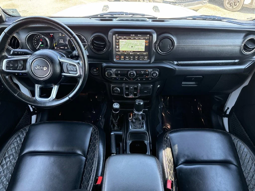 Used 2021 White Jeep Unlimited Sahara 4xe image 21