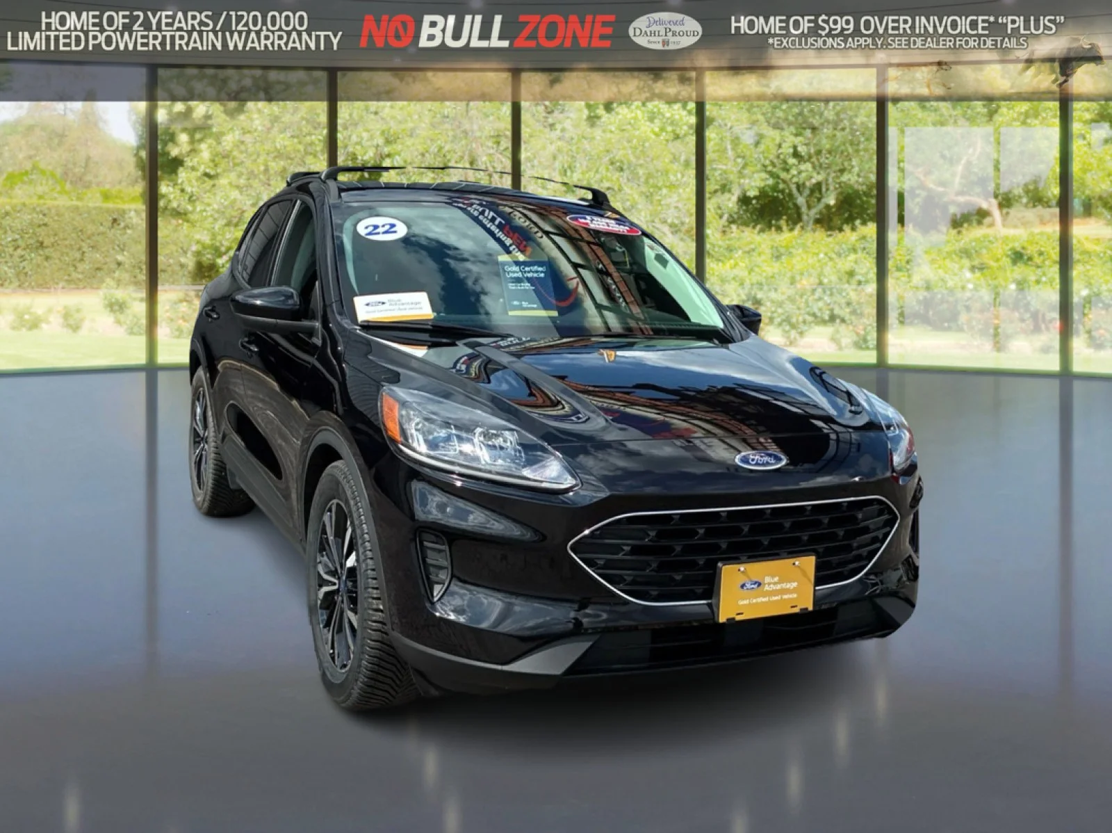 Certified Used 2022 Agate Black Metallic Ford SE image 7