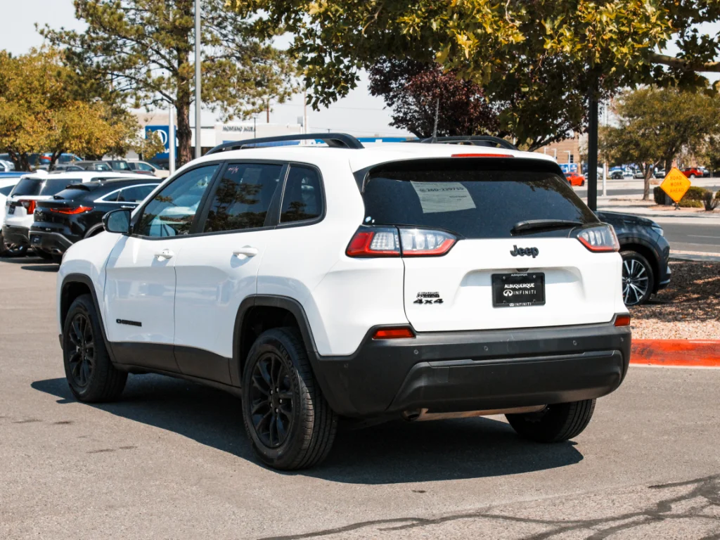 Used 2023 Bright White Clearcoat Jeep Altitude Lux image 7