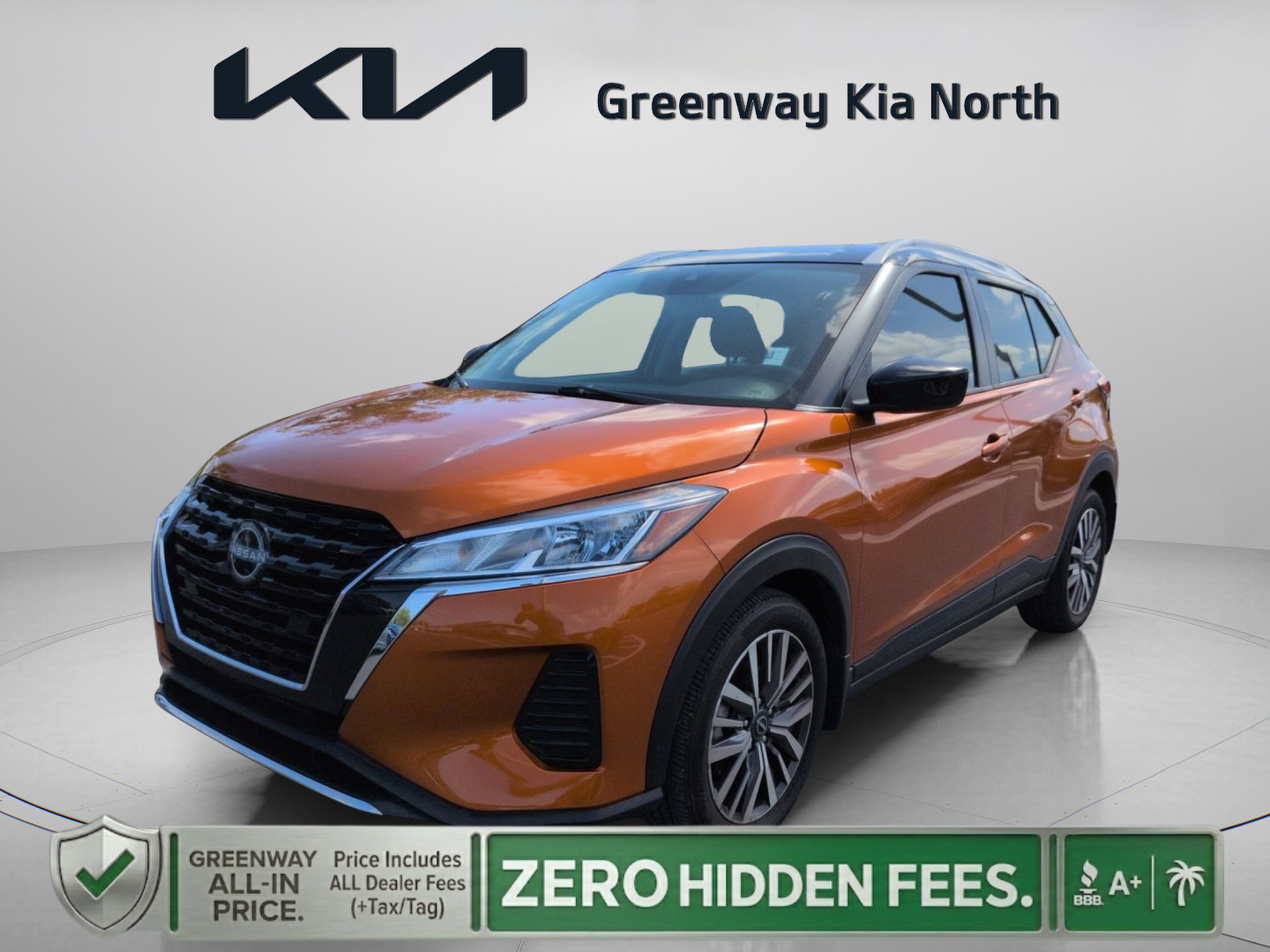 Used 2024 Monarch Orange Metallic/Super Black Nissan SV image 4
