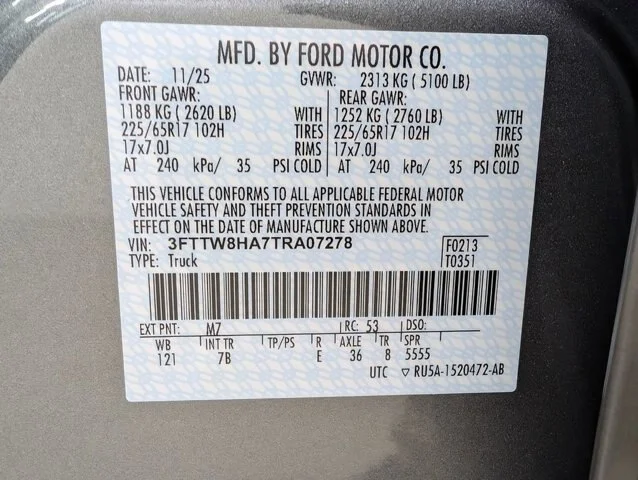 New 2026 Carbonized Gray Metallic Ford XLT image 21