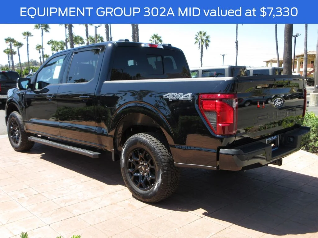 New 2026 Agate Black Metallic Ford XLT image 2