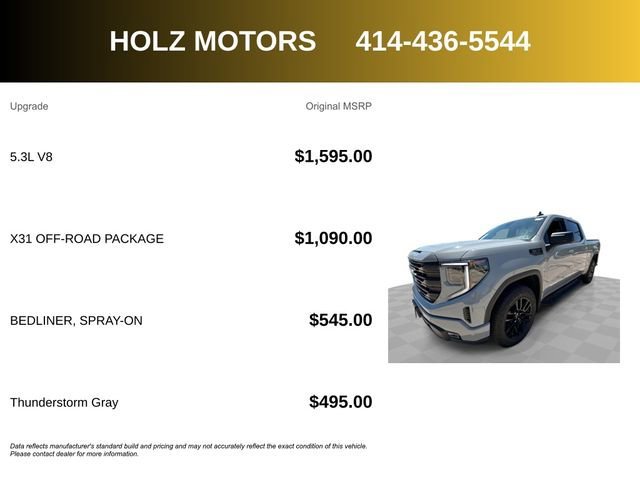 Certified Used 2024 Thunderstorm Gray GMC Elevation image 5