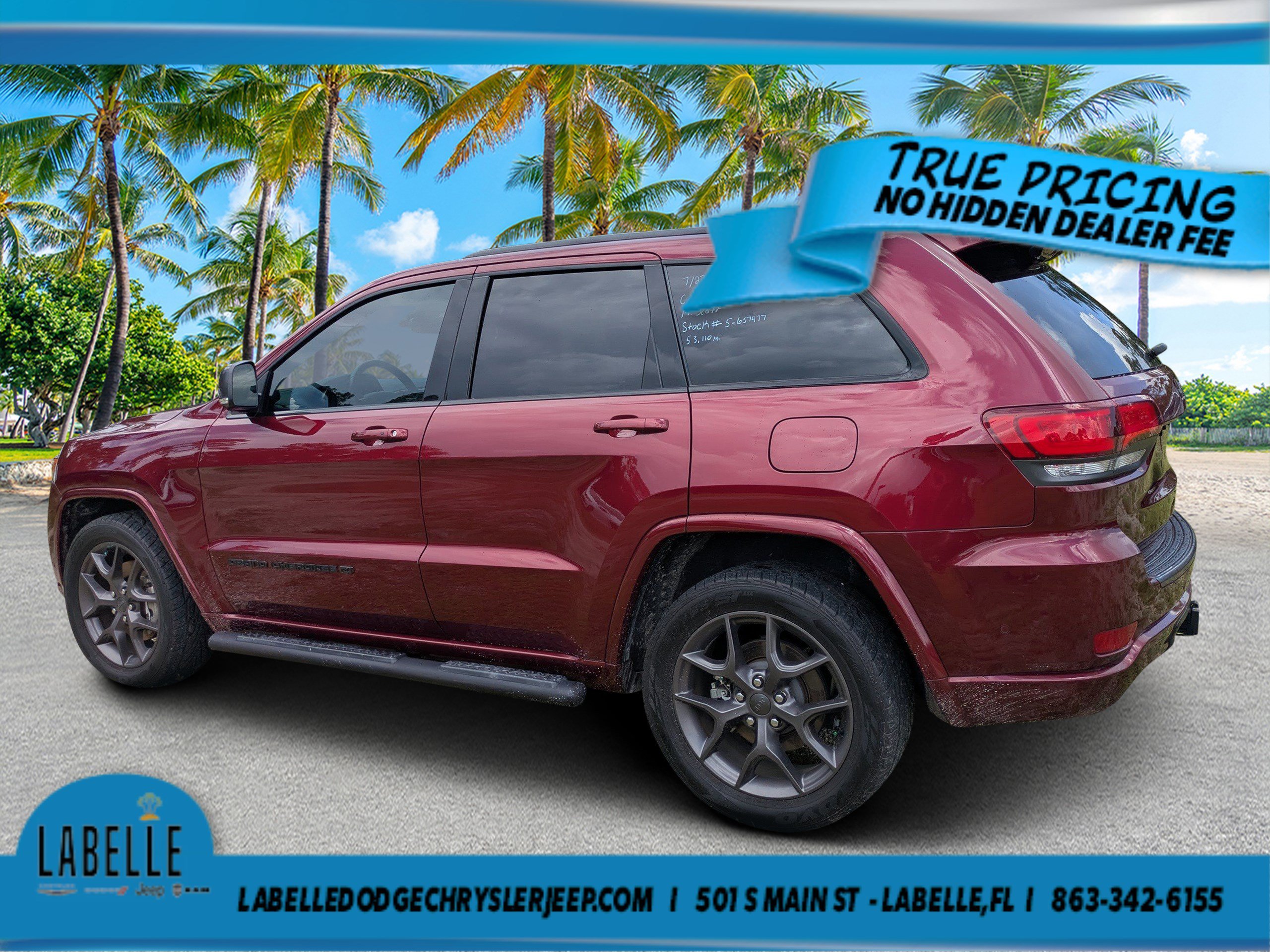 Used 2021 Velvet Red Pearlcoat Jeep 80th Anniversary image 5